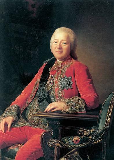 Alexander Roslin Portrait of Count N.I Panin France oil painting art
